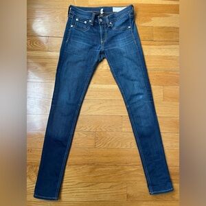 rag & bone Women's Skinny Jeans in Deep Blue Wash Sz 26